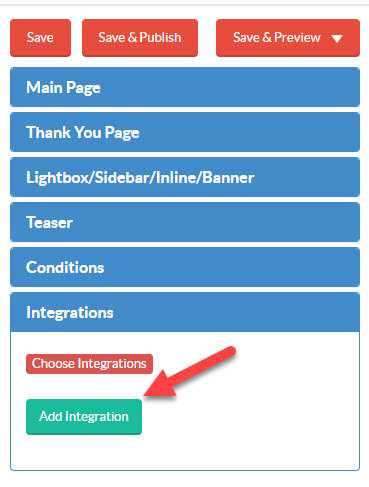 add integration from lightbox editor