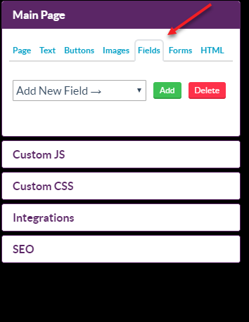 add new form field to your page