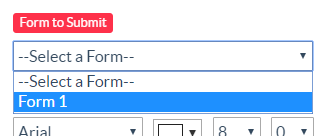 assign submit button to your form