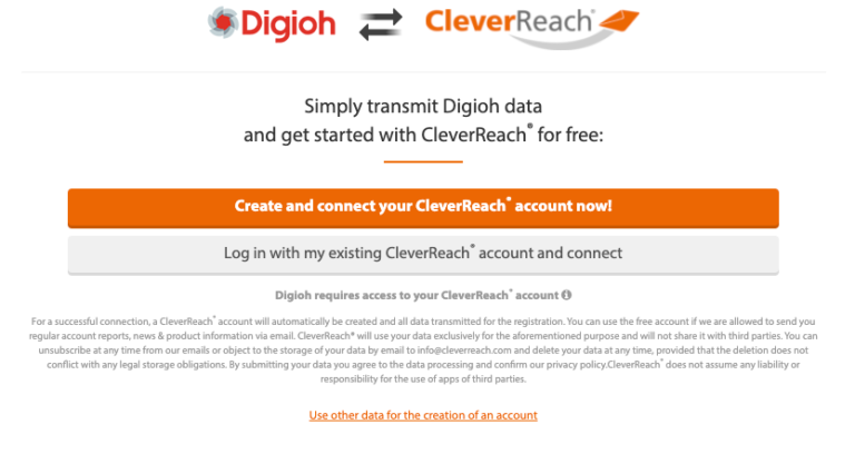 How to Integrate Digioh with CleverReach - Digioh Help Docs