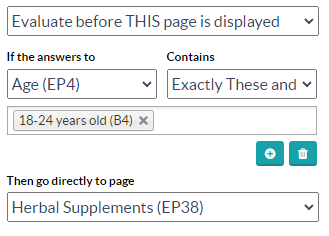 logic that evaluates before this form page is displayed