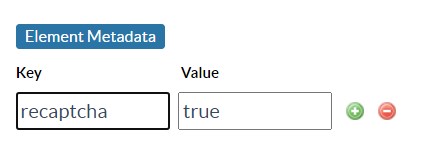 recaptcha is true in element metadata