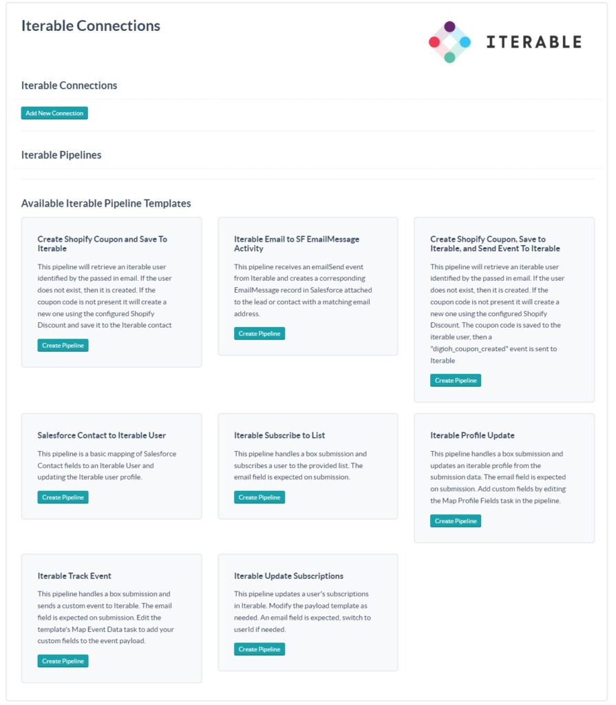 How to Setup a Digioh Campaign that Integrates with Iterable - Digioh ...