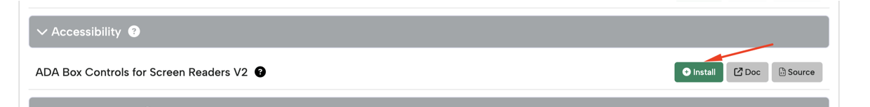 Install the extension