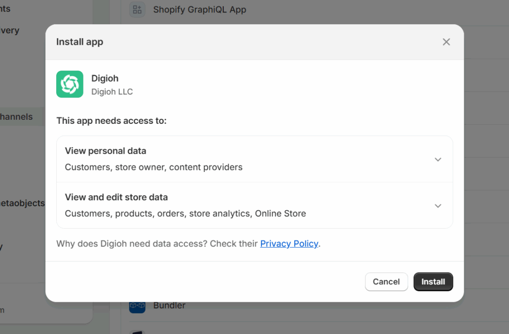 Install App Permissions