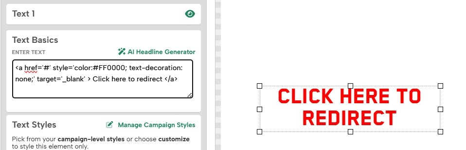 Adding styling to links via CSS