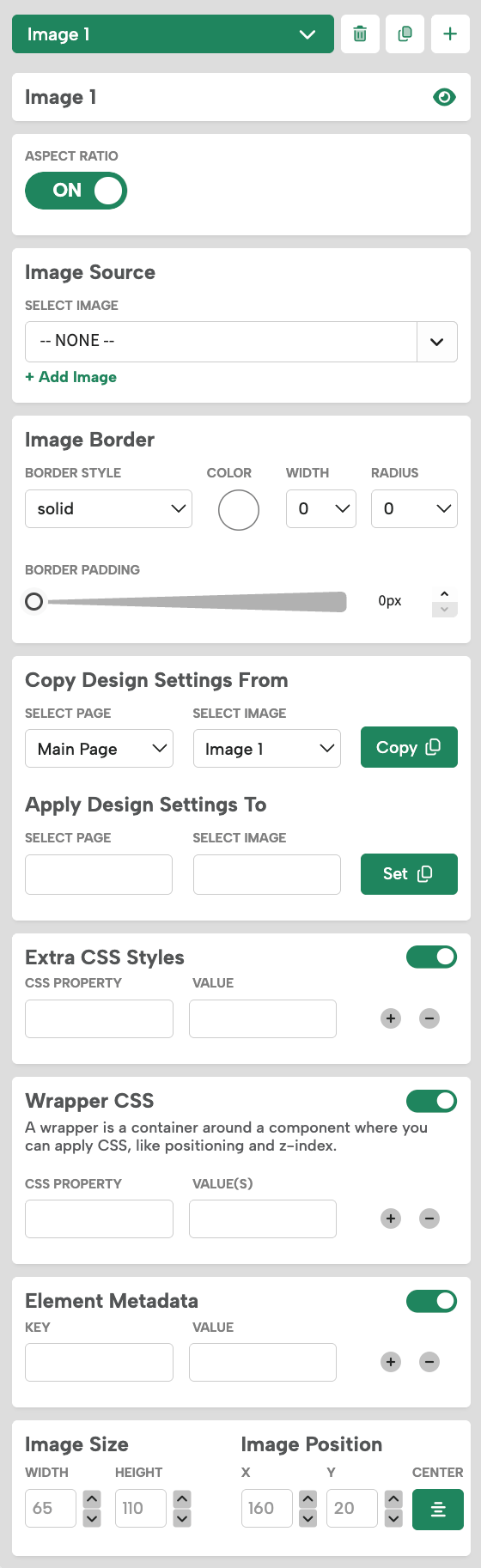 Image Tab