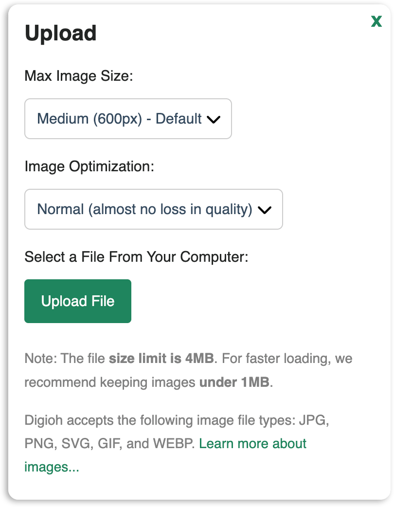 Upload Image File